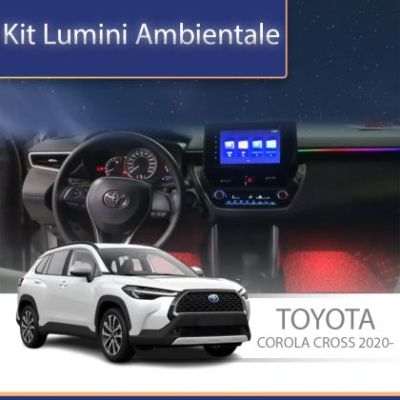 Lumini ambientale Toyota Corolla Cross 20202- set complet control telefon sau sistem original