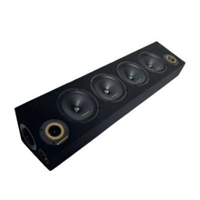 Cutie de difuzoare Phonix Gold 1700W ieșire SPL 2 x 4 OHM 4 x difuzoare midrange 2 x tweetere pro audio