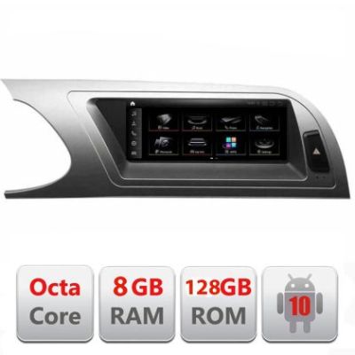 Navigatie Audi A5 MMI3G 2009-2012 android ecran 8.8" internet gps bluetooth camera wifi 3G EDT-A5-MMI3G-8+128