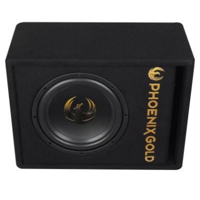 Subwoofer activ Z8AB Phoenix Gold, 8 inch, 125W RMS, max 500W, kit de cabluri incluse