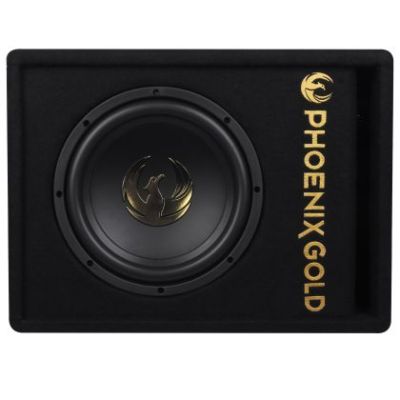 Subwoofer activ Z8AB Phoenix Gold, 8 inch, 125W RMS, max 500W, kit de cabluri incluse