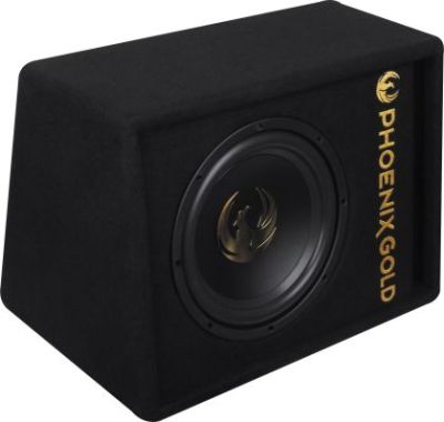 Subwoofer activ Z10AB Phoenix Gold, 10 inch, 200W RMS, max 800W, kit de cabluri incluse